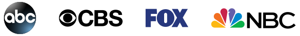 ABC, CBS, FOX and NBC